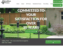 Tablet Screenshot of houlihanfence.com
